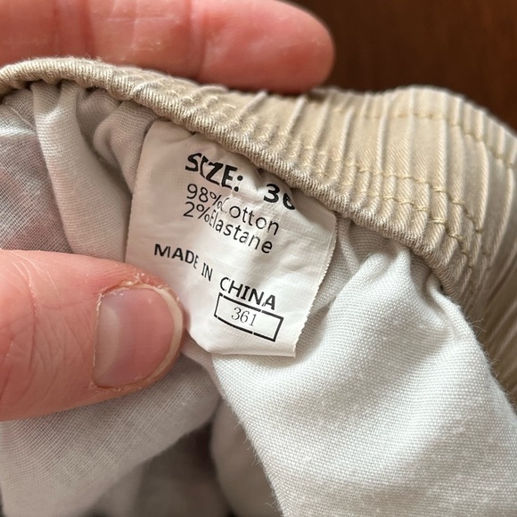 Men's Tan Casual Pants size 36 - Picture 7 of 7